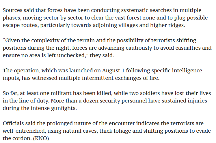 DFRAC_org's tweet image. #Fact_Check

DFRAC researched the viral claim and found it to be misleading. When we searched for the viral claim on the internet, we gathered some information. An article published by ‘Kashmir Life’ on 11 August 2025 informs, “So far, at least one militant has been killed, while…
