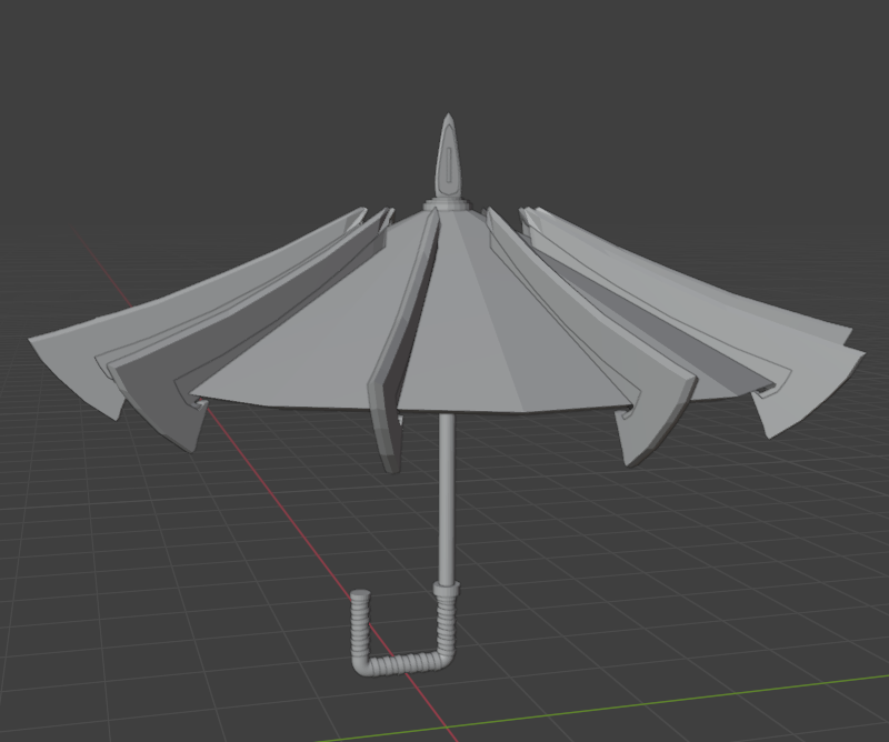 Enjin's Umbreaker 
#Blender #ROBLOX #RobloxDev #GACHIAKUTA