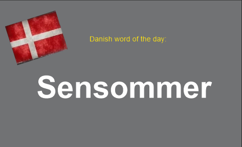 LVestkyst's tweet photo. Danish word of the day: Sensommer #WednesdayMotivation #wednesdaythought #campingliving #ultratwitter #campingworld #Travel #LANGUAGE #Denmark #Danmark #Denemarken #ForDanmark #LearnInPublic #Wednesdayvibes #WordOfTheDay #LearnDanish #sensummer #camping #naturelovers https://t.co/Jlswz3dk4a