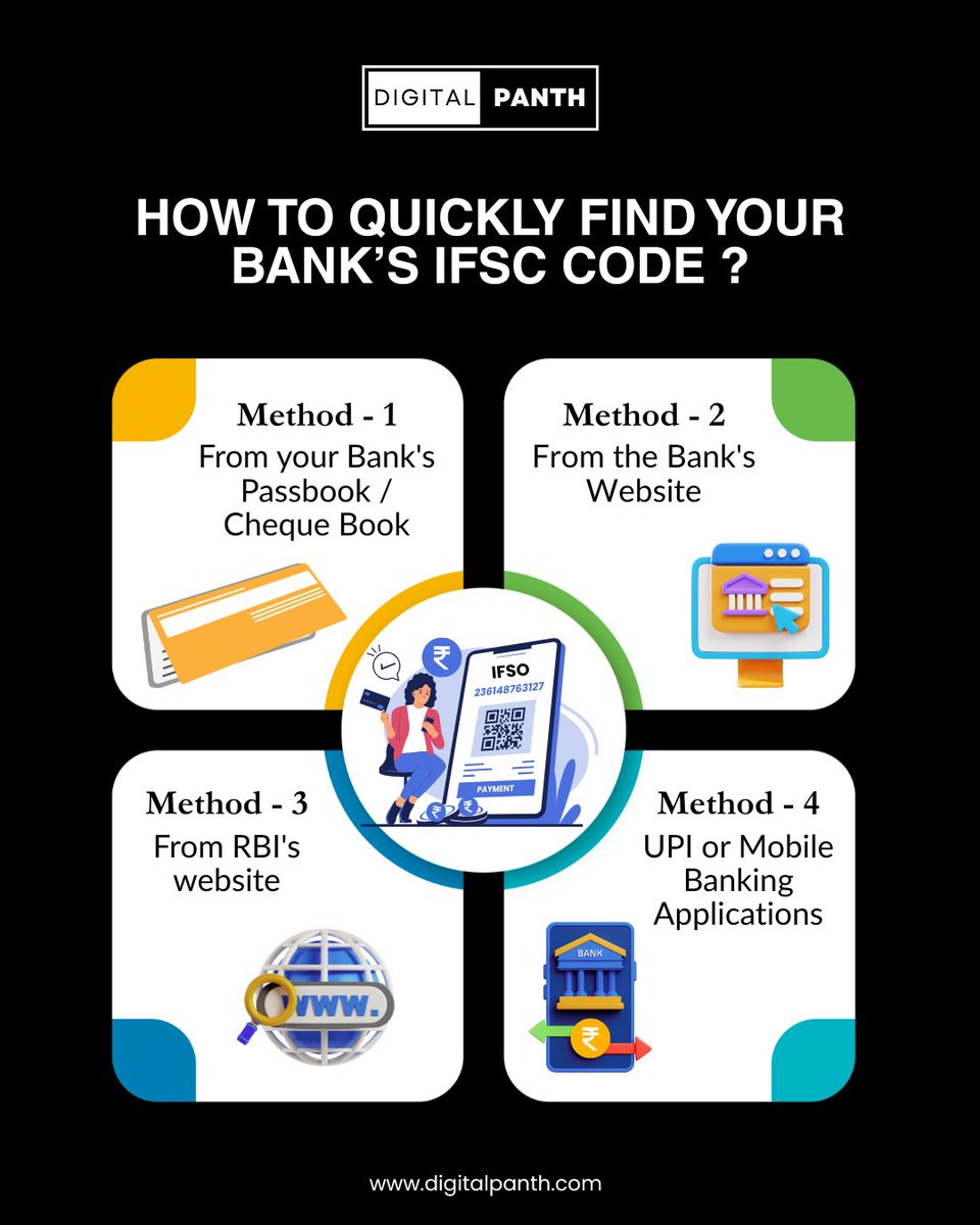 DigitalPanth's tweet photo. 💡 The IFSC code is your bank’s unique digital address for NEFT, RTGS &amp; IMPS transfers. Learn what it is &amp; how to find it quickly 👉 https://t.co/SzuyEemWO5
#FinanceTips #IFSCCode #Banking #tajmahal #business #NEWS https://t.co/BXC7jJt1vG