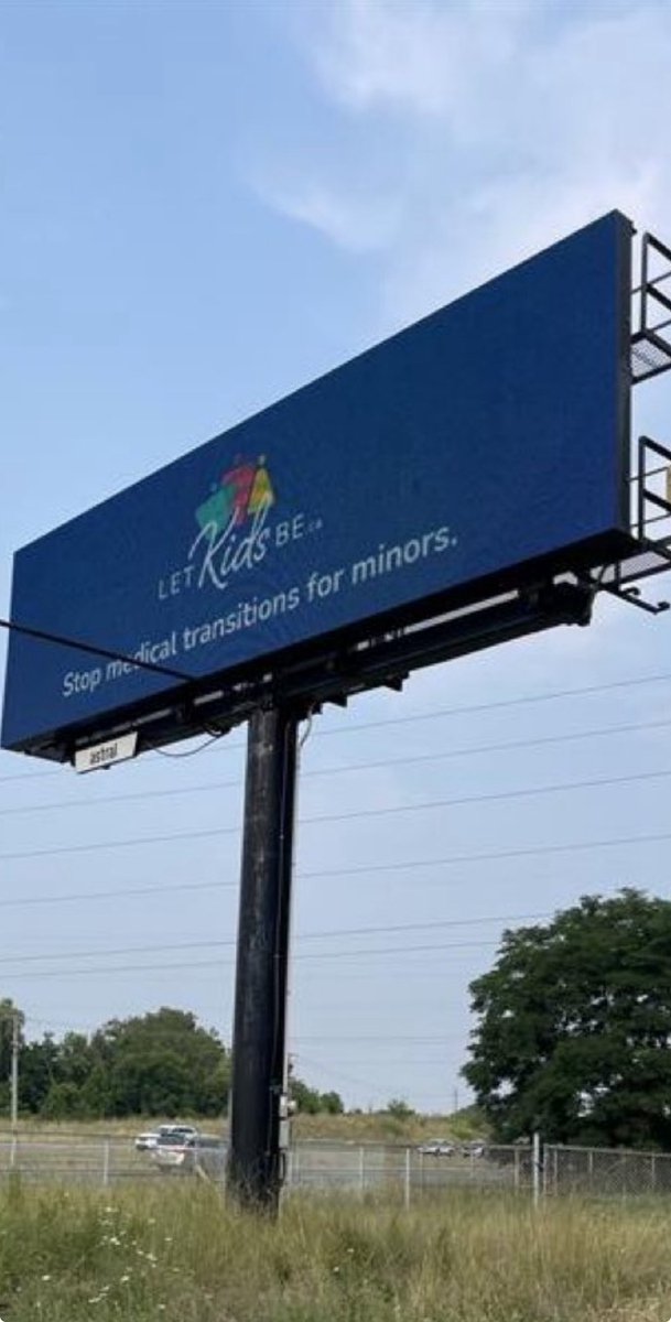 The city of Hamilton, Ontario is being sued after mayor <a href="/AndreaHorwath/">Andrea Horwath</a> ordered this billboard to be taken down, saying it was HATE.

Andrea, why do you want to maim and sterilize kids, and turn them into lifelong pharmaceutical patients?