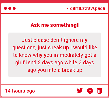 im not answering these questions because i dont know who you are unless you are a close friend of mine.