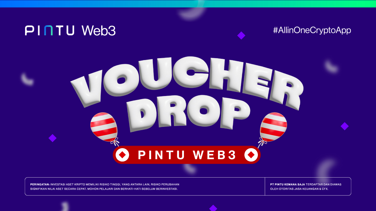 🚨 BESOK ADA VOUCHER DROP BUAT PENGGUNA PINTU WEB3 🚨

Voucher Drop hadir lagi di bulan Agustus, spesial rayain hari kemerdekaan Indonesia! 🇮🇩

Jadi, Mintu mau bagiin 500 kode voucher dengan nilai random hingga Rp2.500.000, yang nantinya bisa kamu pakai buat swap di Pintu Web3