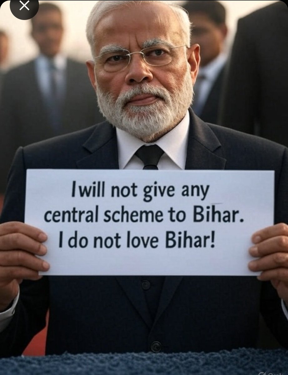 MagadhAwaz's tweet image. बिहार की वजह से केंद्र में बीजेपी है।
22 अगस्त को बोधगया (गया) में मोदी आ रहे हैं।
सवाल ज़रूर पूछें — बिहार को क्या मिला?

PM Mitra Park - 0
Semiconductor Industries - 0
Greenfield Airport - 0
IT Park - 0
Expressway - 0
Krishi Sakhi Yojna - No

#ModiFoolsBihar #BoycottBJP