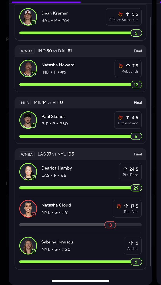 Jagnifficent's tweet photo. @DFFsports Added Skenes and Kremer Demons dropped the 48x to a 2.25x 🤧 https://t.co/ijGjPDxO6a