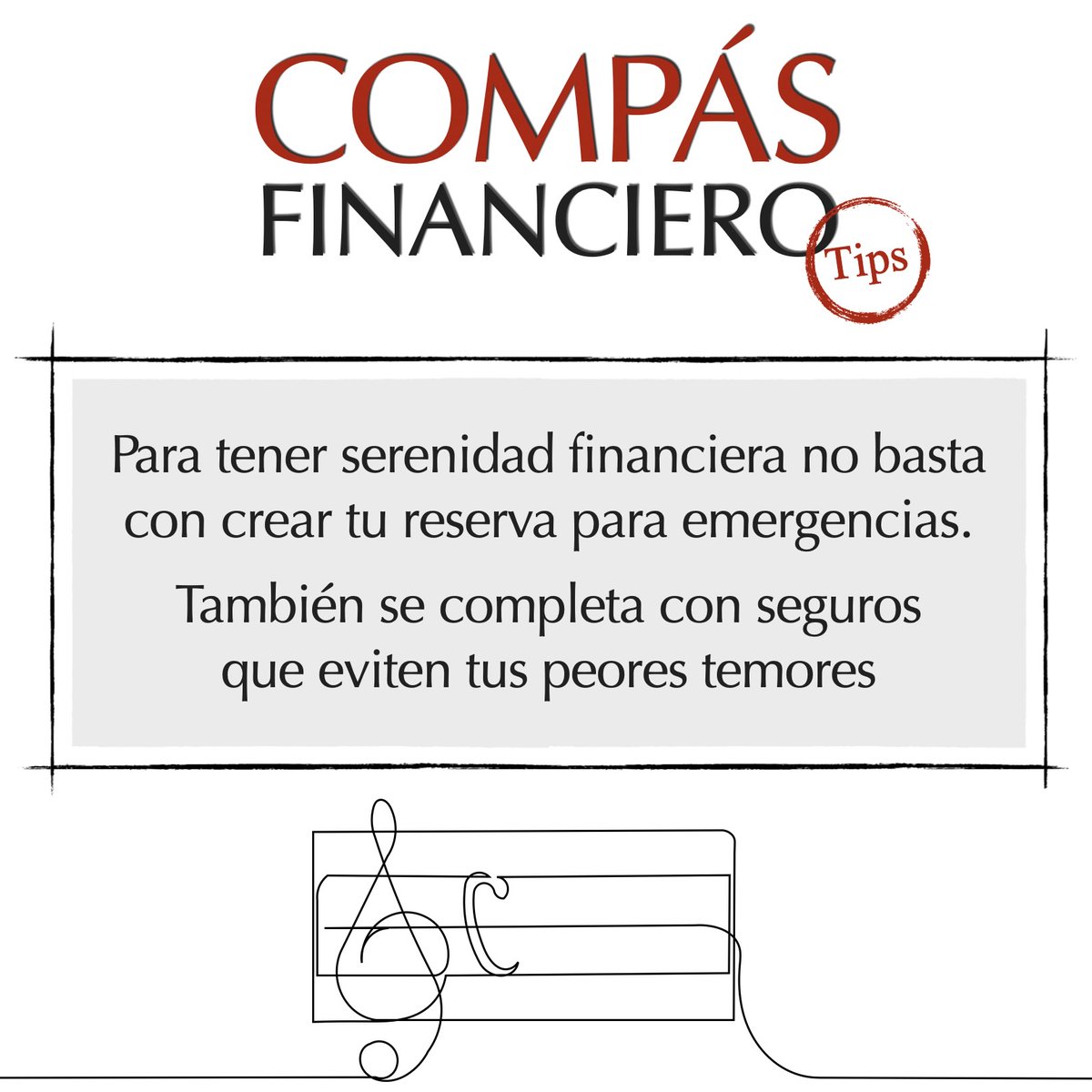 CompasFinancier's tweet image. Tener fondo de emergencia es clave, pero no suficiente.
Para alcanzar verdadera #serenidadfinanciera necesitas también seguros que te protejan de los escenarios que tus ahorros no cubren: accidentes, enfermedades graves, pérdidas totales.
No es miedo, es prevención.