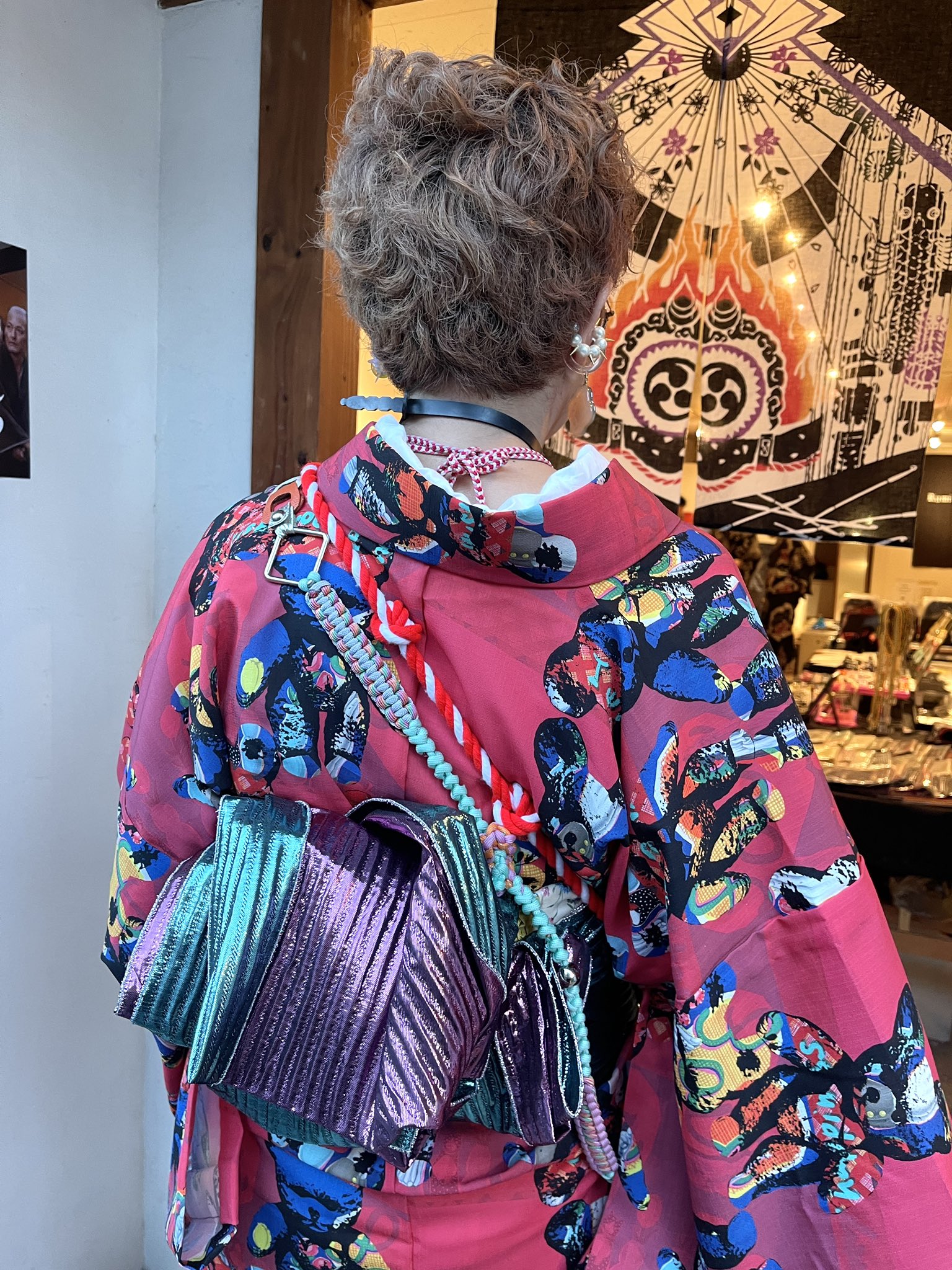 Rumi Rock ルミロック
レッドパープルグラデーション シースルー 長襦袢 Rumi Rock｜ルミロック「伝統的でありながら自由に、現代的で