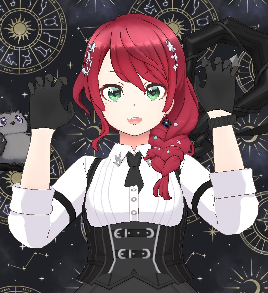 4mei_e's tweet image. いらすとや風に描いてみた…φ(:3｣∠)_

AIのいらすとやさん風画像をちょいちょい見かけるけど、まだ手描きのほうが再現度高そうな気がするので挑戦してみたもの
衣装はわざと改変してるよ🥳笑