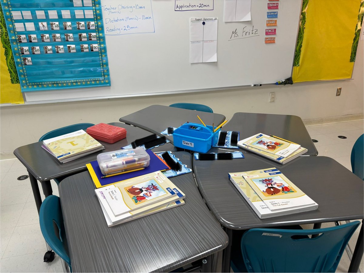 JuanCordobaDISD's tweet photo. Awesome start of the school year at the Thunderbird Nation with @BrennionKelly! Beautiful welcoming environment and organized materials that set the tone for a fantastic year. Our students are ready and excited to learn. #dallasISDFirstDay #legacystartshere
@Region6_DISD https://t.co/kHD0gniRl2