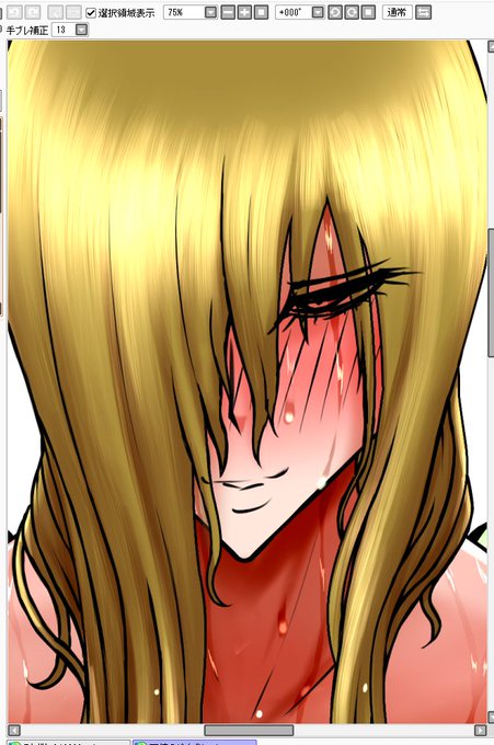 @MIKABENEA_348 ラフの段階で止まってますが
こんな感じですねw
悩みましたw
でも別verで投稿するのも
良いかもですねw 