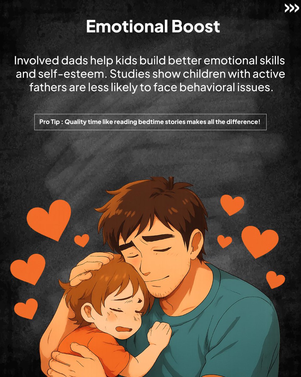 kidypulse's tweet photo. 💪 Active Fathers: The Unsung Heroes of Parenting 💪

Did you know? Involved fathers can have a lifelong positive impact on their children's emotional and social development

visit: https://t.co/tutQukPWMn

 #Wednesday #Motivation  #parentinghacks #parentinggoals #parentingtips https://t.co/mNDk5HsFMa