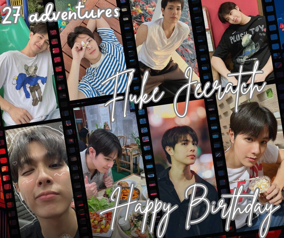 Happy Birthday My dimple Boy! 🎉🎉

The best thing in my life was meeting you and staying by your side every year, every new adventure. I wish you health, work and happiness! I will always be supporting you! ❤️

#Flukejeee #ฟลุ๊คจีรัสณ์ <a href="/Flukejeee/">ฟลุ๊คจี(แอคจริง1000%)</a>