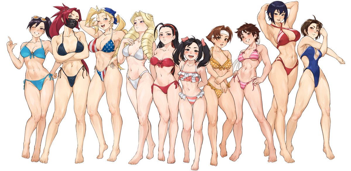 Comision para 🤫 Version.4(Bikini)  #StreetFighter Rival Schools