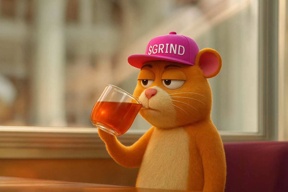 The ticker is $GRIND, but you’re surprised that it keeps grinding
