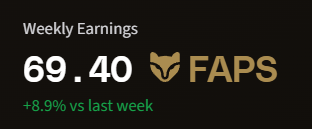 RifatOfficiall's tweet photo. gFAPS
Weekly earning 69.40 FAPS ON @FractionAI_xyz https://t.co/pw6z6mujsB