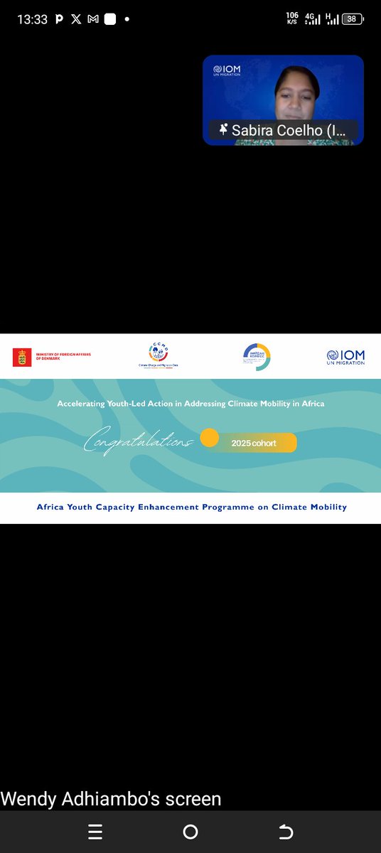 Catherine Mashonganyika (@cathymashy33) on Twitter photo Honored to be selected for the “Accelerating Youth-Led Action in Addressing Climate Mobility in Africa” Programme (2025–2026) with <a href="/IOMZimbabwe/">IOM Zimbabwe</a> <a href="/UNmigration/">IOM - UN Migration 🇺🇳</a> & <a href="/IOM_EHSA/">IOM East, Horn and Southern Africa 🇺🇳</a> Proudly representing 🇿🇼 on #InternationalYouthDay! #climateaction #YouthVoices #ClimateMobility
<a href="/YoHeNAfrica/">Youth Health Network Africa (YoHeNA)</a> Honored to be selected for the “Accelerating Youth-Led Action in Addressing Climate Mobility in Africa” Programme (2025–2026) with <a href="/IOMZimbabwe/">IOM Zimbabwe</a> <a href="/UNmigration/">IOM - UN Migration 🇺🇳</a> & <a href="/IOM_EHSA/">IOM East, Horn and Southern Africa 🇺🇳</a> Proudly representing 🇿🇼 on #InternationalYouthDay! #climateaction #YouthVoices #ClimateMobility
<a href="/YoHeNAfrica/">Youth Health Network Africa (YoHeNA)</a>