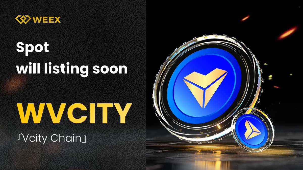 WEEX (@weex_official) on Twitter photo New Listing Alert on #WEEX🔔
We're excited to announce the spot listing of $WVCITY (Vcity Chain) <a href="/Vcitycoreteam/">Vcity core team</a> WEEX!
🔹Listing Time: TBD
📱Register on WEEX: bit.ly/3EIrEiq
📖Details: weexsupport.zendesk.com/hc/en-us/artic…
#WEEXListing New Listing Alert on #WEEX🔔
We're excited to announce the spot listing of $WVCITY (Vcity Chain) <a href="/Vcitycoreteam/">Vcity core team</a> WEEX!
🔹Listing Time: TBD
📱Register on WEEX: bit.ly/3EIrEiq
📖Details: weexsupport.zendesk.com/hc/en-us/artic…
#WEEXListing