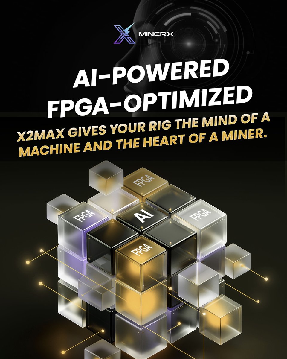 MinerX_Official's tweet image. 💡 AI-Powered. FPGA-Optimized.
X2Max gives your rig the mind of a machine and the heart of a miner.
#SmartMining #AIOptimization #MinerX