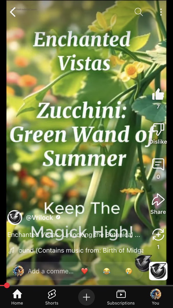 LadyKAComics's tweet photo. 🆕📹Watch the latest VLog!
Zucchini isn’t just a nourishing summer vegetable—it’s also a powerful magical tool when used with intention… like 🌀
https://t.co/XNLYNutNLp
Follow Enchanted Vistas in KTMH Newgroup 👉
https://t.co/vxaOJ8LS6F
#KTMH @TomVrilock https://t.co/vAcrYr9Qbu