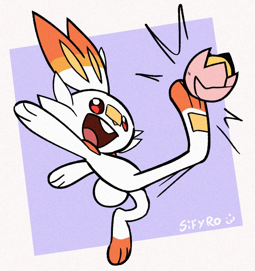 Happy Scorbunny day *kicks your eggs* 
 #ヒバニーの日