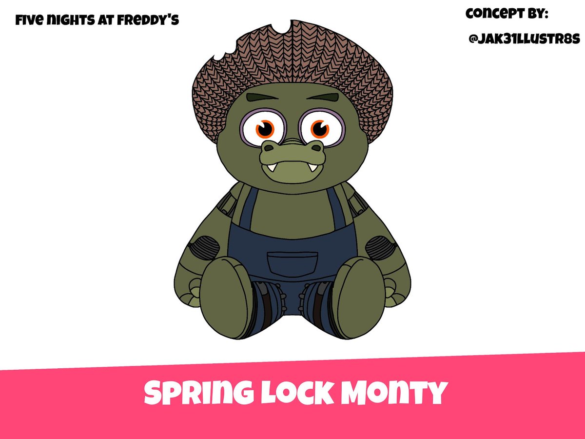 jak3anim8s's tweet photo. SpringLock Monty and Bub Youtooz Plush Concept!!!
@youtooz
#fnaf #fnafyoutooz #FNAFSOTM #fnafplush #plush #plushsuit #SecretoftheMimic #mimic #dog #alligator #Mascot #plushie #springlock #bub #plush #montgomerygator #springlockmonty #springlockbub https://t.co/VensfMrKEg
