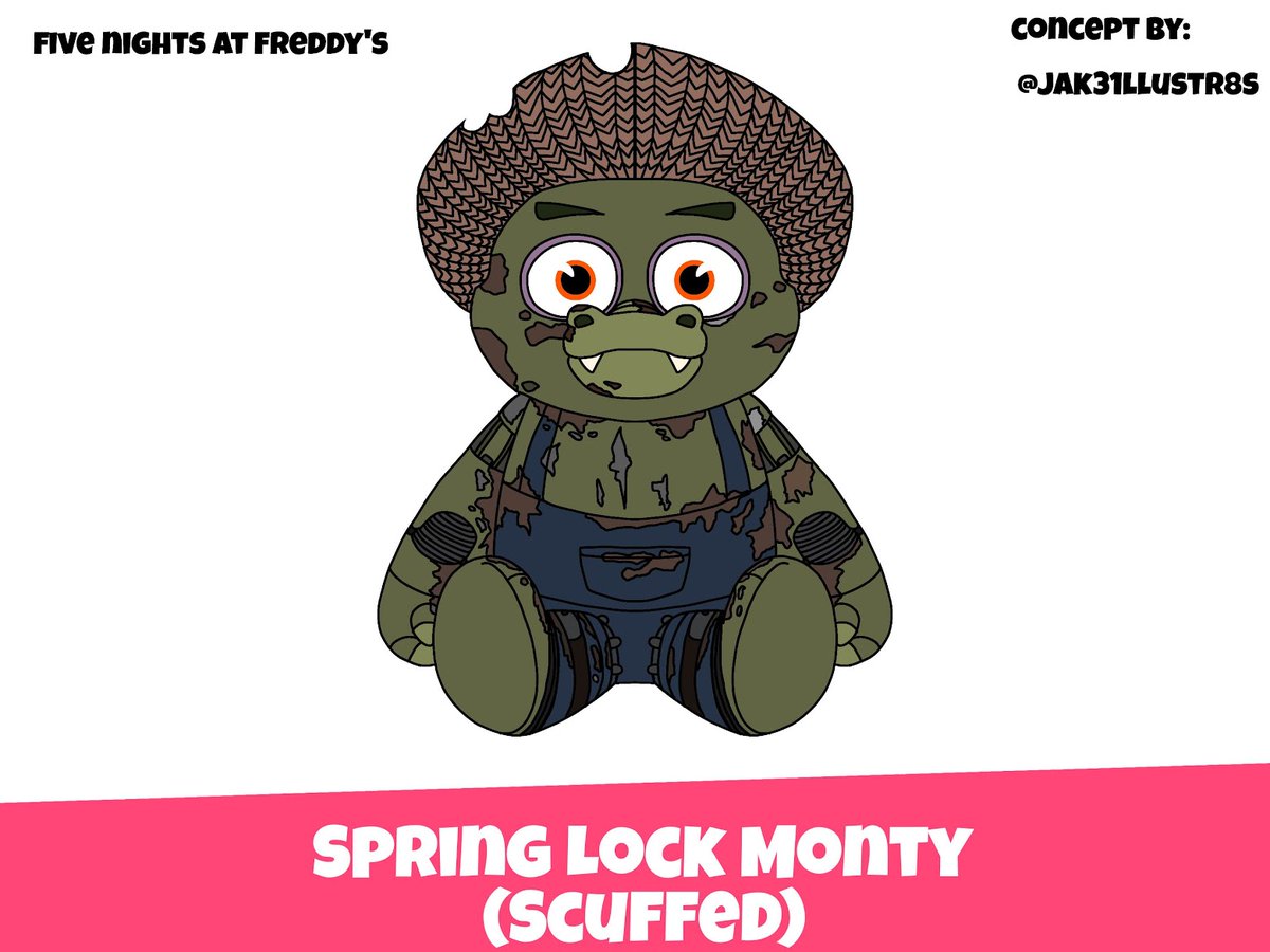 jak3anim8s's tweet photo. SpringLock Monty and Bub Youtooz Plush Concept!!!
@youtooz
#fnaf #fnafyoutooz #FNAFSOTM #fnafplush #plush #plushsuit #SecretoftheMimic #mimic #dog #alligator #Mascot #plushie #springlock #bub #plush #montgomerygator #springlockmonty #springlockbub https://t.co/VensfMrKEg