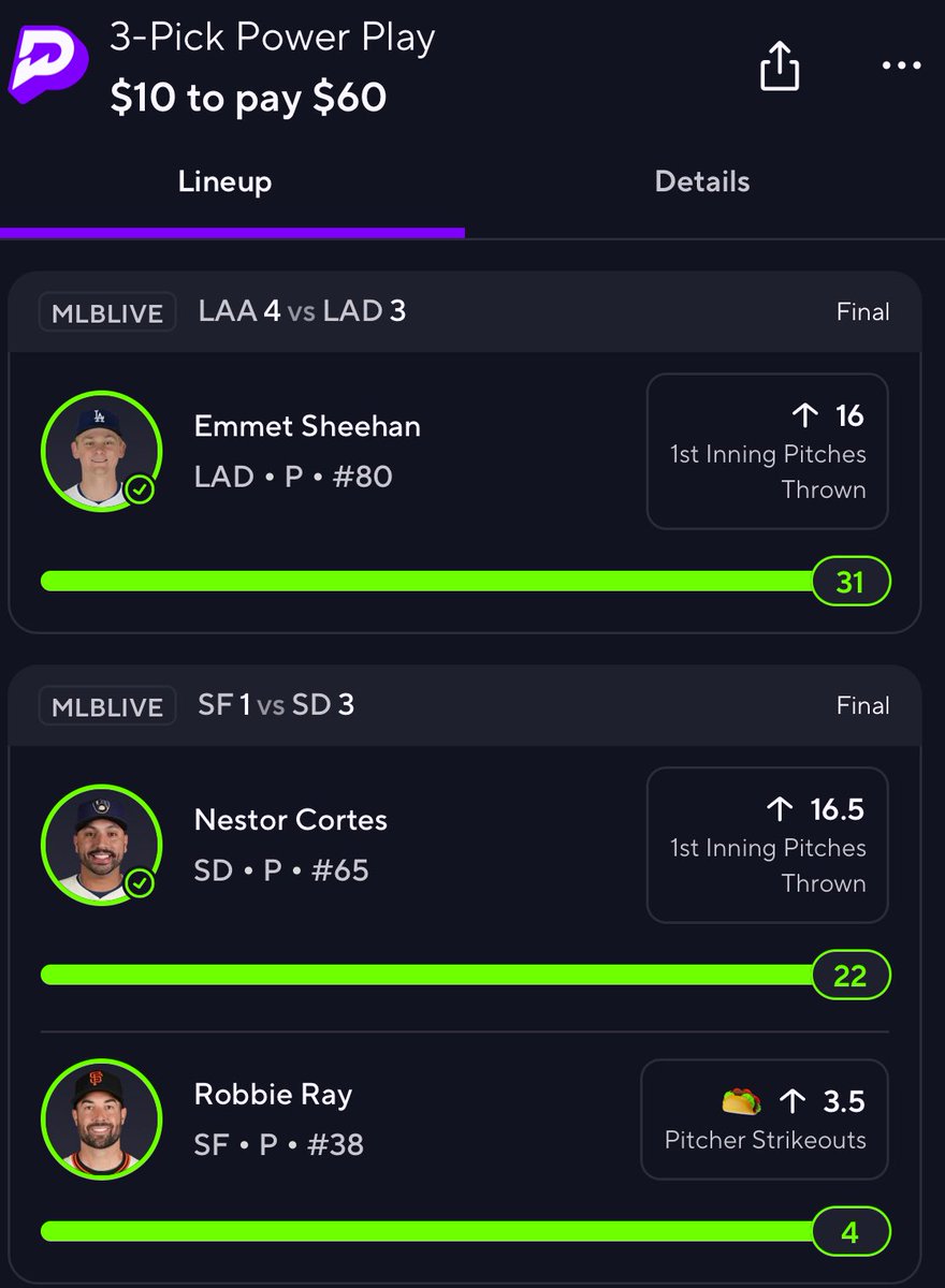 MooksBets's tweet image. CASH EM!! PRIZE PICKS x BOOM FANTASY MLB x WNBA BANGERS FOR TODAY!! ✅✅✅✅✅
#prizepicks #boomfantasy #mlb #gamblingx #sportsbetting