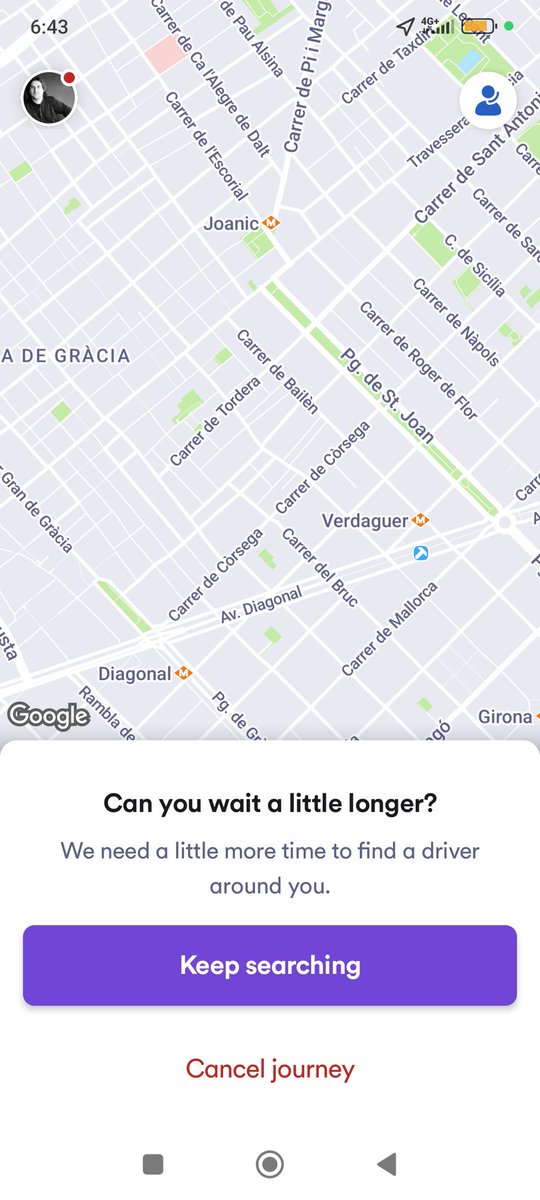Bernardamus's tweet photo. @cabify_espana @Uber Todavía no habéis ni cancelado la reserva....2 horas más tardes....¡Yo no la voy a cancelar!  He hablado con Support , no me han dado ningún número de incidencia, encima cero empatía https://t.co/NuNLtjqTHx
