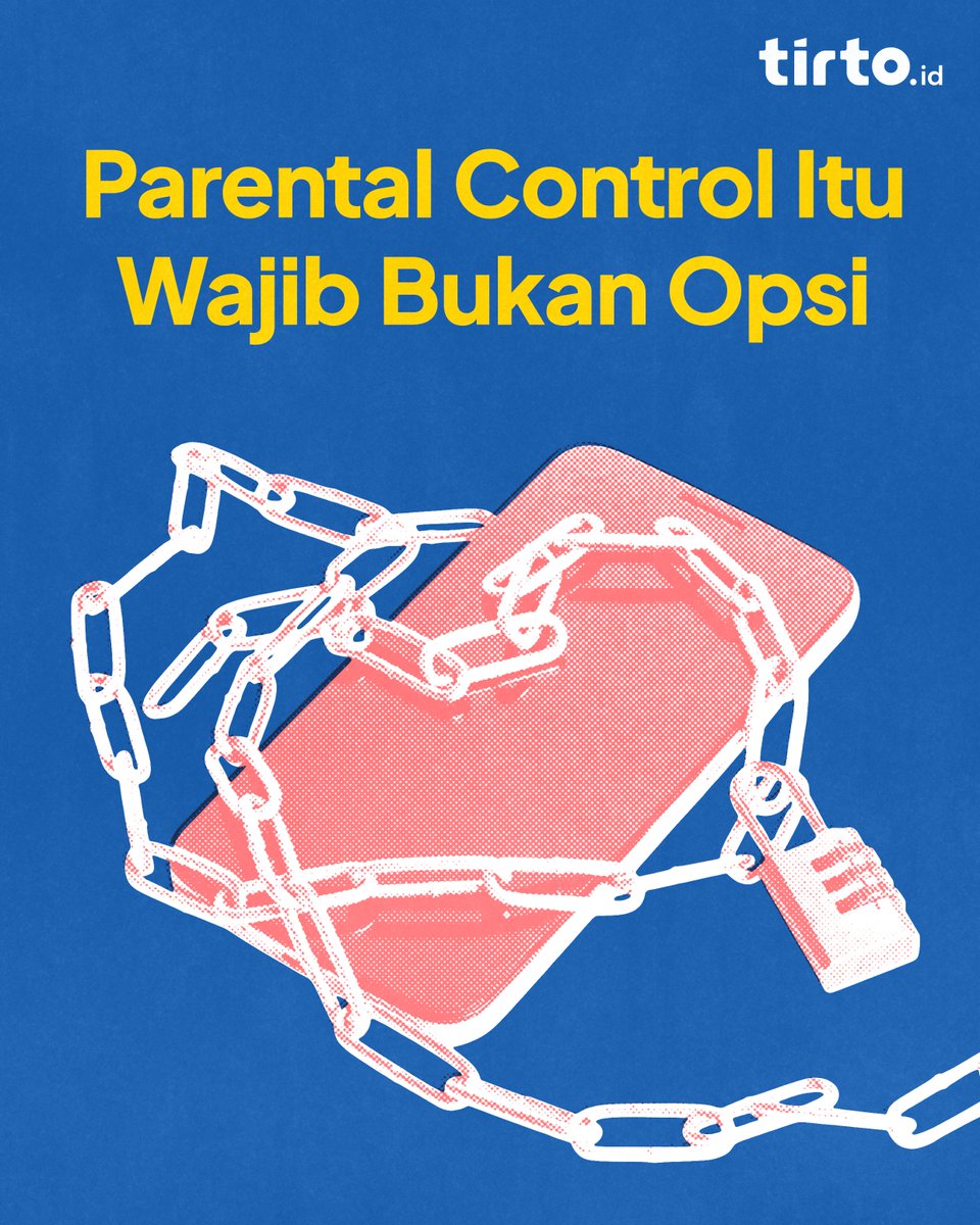 TirtoID's tweet photo. Dunia digital bukan tempat yang aman-aman saja untuk arena bermain anak. Pengawasan orang tua jadi sangat penting biar anak-anak tetap aman. #UtasMild #ParentalControl #internet https://t.co/ebinIXX6p2