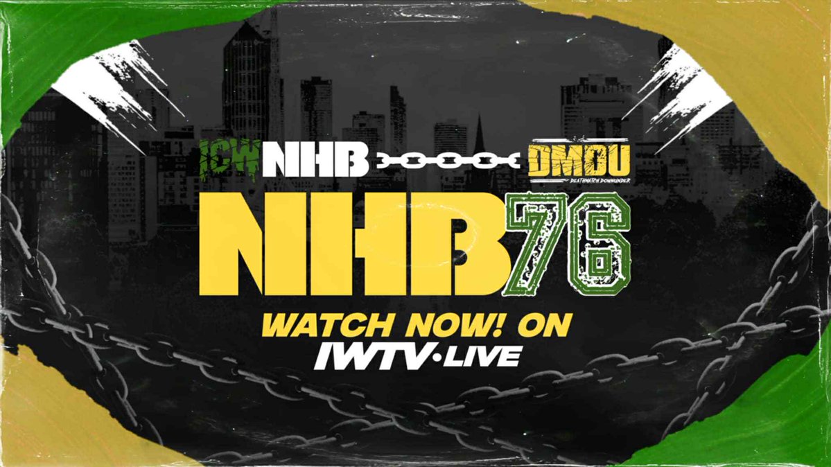 IWTV (@indiewrestling) on Twitter photo Now On Demand
<a href="/ICWNHB/">ICW No Holds Barred ⛓</a> #NHB76
<a href="/RuggedVic/">Deathmatch Reaper Vic Craig</a> v <a href="/jt_hollow/">'Voidheart' JT Hollow</a>
<a href="/dannydemanto/">dannydemanto</a> v <a href="/hvysetviolence/">Michael Weaver</a>
<a href="/DalePatricks/">インディアナポリスのデスマッチ馬鹿</a> v Joel Bateman
<a href="/jordansamson95/">Jordan Samson</a> v Valido
<a href="/KodyManhorn/">Kody Manhorn</a> v <a href="/BrawlsnBourbon/">Xavier Black</a>
Gore v <a href="/TerryShawPW/">Grateful Dead Terry Shaw</a>
& more!
independentwrestling.tv/player/3WLywr3… Now On Demand
<a href="/ICWNHB/">ICW No Holds Barred ⛓</a> #NHB76
<a href="/RuggedVic/">Deathmatch Reaper Vic Craig</a> v <a href="/jt_hollow/">'Voidheart' JT Hollow</a>
<a href="/dannydemanto/">dannydemanto</a> v <a href="/hvysetviolence/">Michael Weaver</a>
<a href="/DalePatricks/">インディアナポリスのデスマッチ馬鹿</a> v Joel Bateman
<a href="/jordansamson95/">Jordan Samson</a> v Valido
<a href="/KodyManhorn/">Kody Manhorn</a> v <a href="/BrawlsnBourbon/">Xavier Black</a>
Gore v <a href="/TerryShawPW/">Grateful Dead Terry Shaw</a>
& more!
independentwrestling.tv/player/3WLywr3…