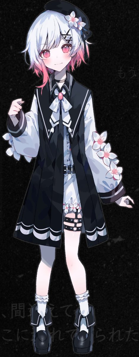 まのさば　ラバーストラップ　桜羽エマ 桜羽エマの衣装めっちゃ可愛いです！ あと左脚ガーターベルトの喰い