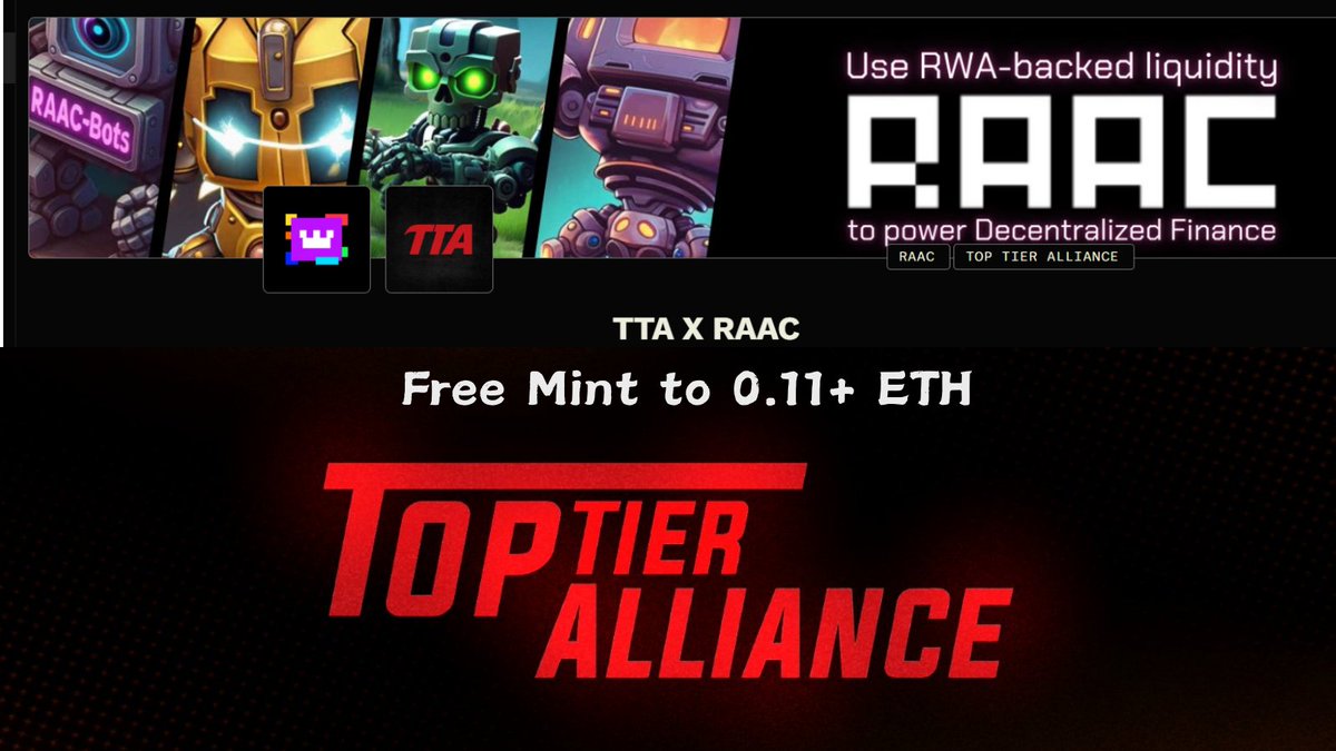 I’ve been building TTA <a href="/TTAlliance_/">TTA</a>  for a while now, a community where everyone’s welcome 🤝

✅ Free to join
✅ Free to enter all giveaways
✅ No fees, no gatekeeping
Engage a little &amp; you can even get the VIP role ⭐

NFTs are slowly making their comeback… and we’re here for