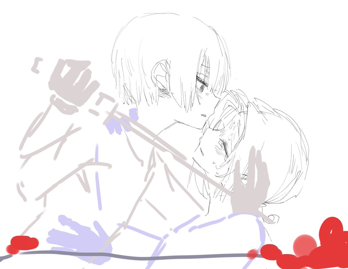 subyoshidada's tweet photo. ラフの描き方がわかった気がする https://t.co/LU4LAfGrpr