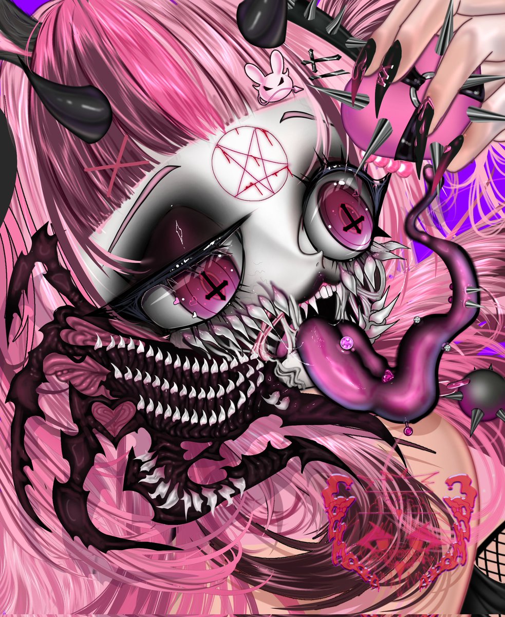 bubftbun's tweet photo. PINK monsterrrrr 😈🩷

Comm for @//XeniphirVT tysmmmm!!!! https://t.co/OtXeJvJgm7