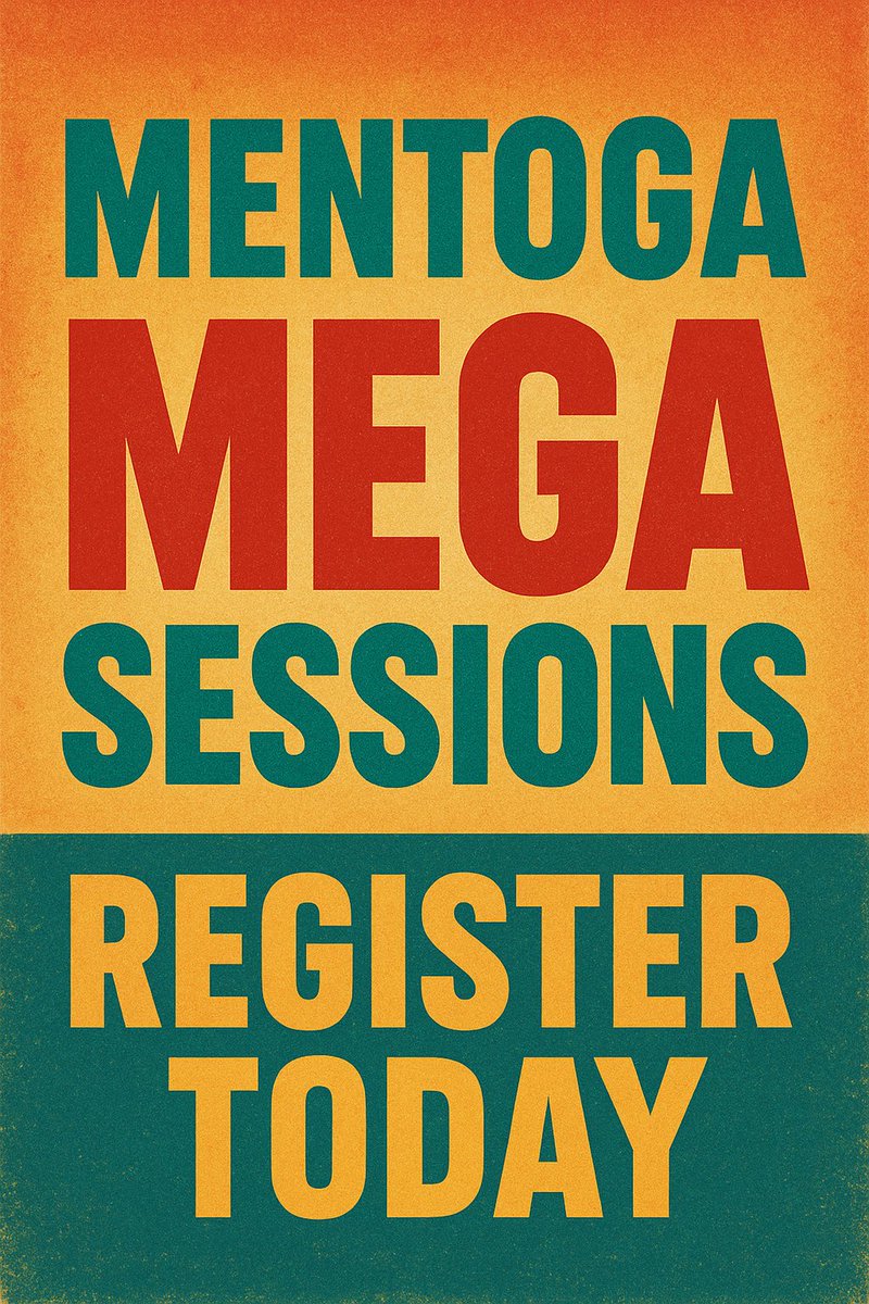 zeeshanusmani's tweet image. 5 New Mega Sessions Announced. Register today - mentoga.com/mega-sessions/1

#MegaSessions #Mentoga #ZeeshanUsmani