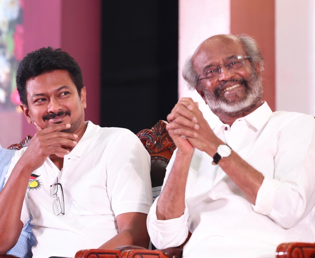 கலையுலகில் தனக்கென தனி இடம் பிடித்துள்ள சூப்பர் ஸ்டார் <a href="/rajinikanth/">Rajinikanth</a> சார், திரையுலகில் 50 ஆண்டுகளை நிறைவு செய்கிறார்கள். இந்த வரலாற்றுத் தருணத்தில் அவரை வாழ்த்தி மகிழ்கிறேன்.

நாளை வெளியாகும் அவருடைய ‘#கூலி’ திரைப்படத்தைப் பார்க்கின்ற வாய்ப்பு கிடைத்தது. அனைத்துத் தரப்பையும்