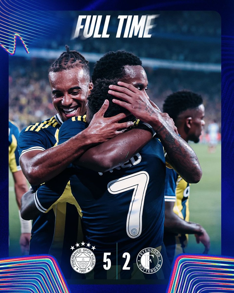 Günaydın büyük Fenerbahçe ailesi. Her şey güzel, mutluyuz ☺️☺️

Ama durmak yok. Transfer, transfer, transfer demeye devam. 

Bizim seviyemizin altında olan Feyenordu eledik ama Benfica'yi geçmemiz gerçekten zor. 

Yıllar sonra tekrar Şampiyonlar Liginin görmek istiyorum. Bunu hak