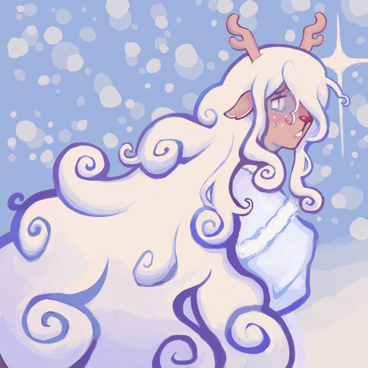 moodmarkers's tweet photo. “i-i don’t know that spell” ❄️ noelle holiday #deltarune https://t.co/Jl0Ea5qmq8