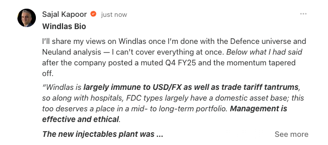 unseenvalue's tweet photo. #WindlasBio

https://t.co/DbGi9EHIbj https://t.co/hGphjNlFVp