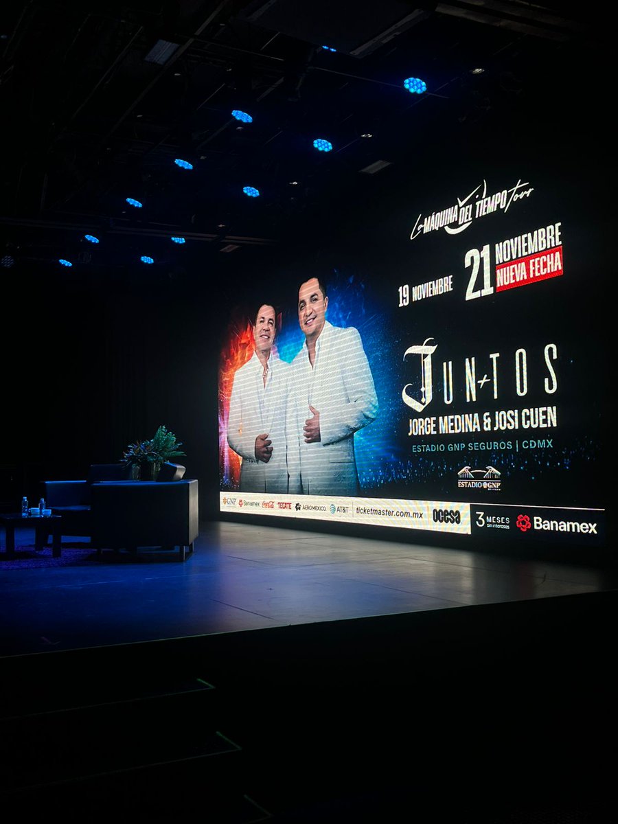 cinevinil's tweet photo. Estuvimos en la conferencia de prensa de #JoseMedina y #josiCuen.
Donde nos dieron todos los detalles de sus próximas presentaciones en el #EstadioGNP el próximo 19 y 21 de Noviembre. https://t.co/Ej1zVP2ULf