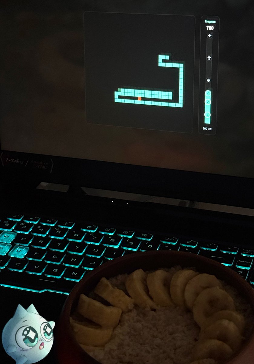 Keybi (@keybinft_) on Twitter photo Hirys my <a href="/irys_xyz/">Irys (✧ᴗ✧)</a> fam!
Having my oatmeal +banana for that fiber and energy boost while playing Snake on play.irys.xyz Hirys my <a href="/irys_xyz/">Irys (✧ᴗ✧)</a> fam!
Having my oatmeal +banana for that fiber and energy boost while playing Snake on play.irys.xyz