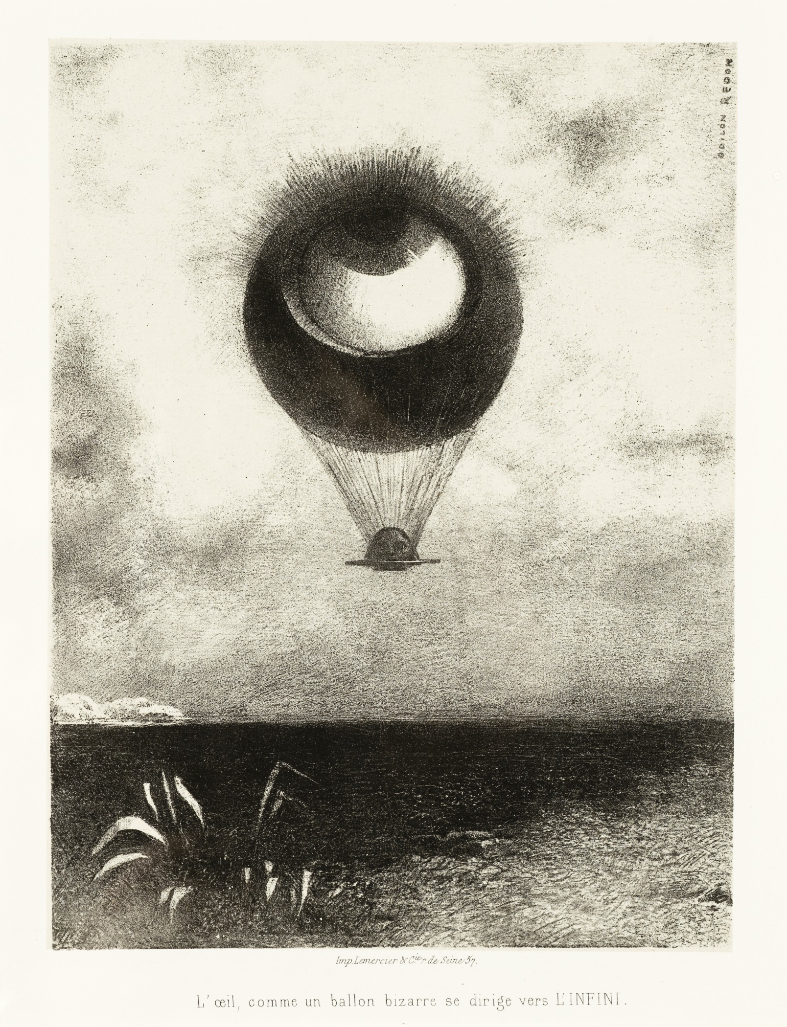 L*3様 ルドン★Odilon Redon　挿絵本　『 LETTRES 』 19 L*3様 ルドン☆Odilon Redon 挿絵本 『 LETTRES 』 19