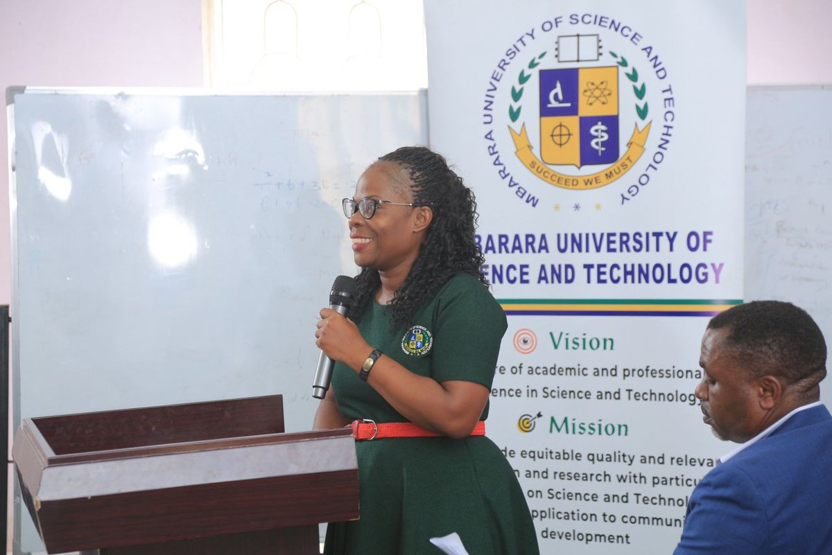 While moderating the session where students of Uganda Martyrs SS Namugongo met their alumni at MUST, Ms. Angella Nakato, the Public Relations Officer at <a href="/MbararaUST/">Mbarara University</a>, urged the learners to always seize opportunities when they arise and to set high standards in everything they do.