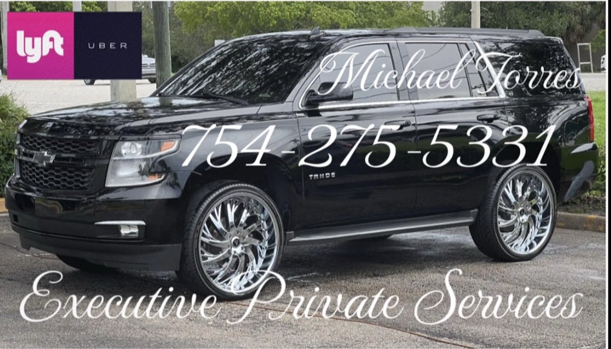BlackTahoeOn26s's tweet image. Next level 💎 Airport Transportation

Highlands County, FL. (Avon Park, Sebring, Lake Placid) &amp;amp; surrounding areas to anywhere in FL.

📞 Book Now: (754)-275-5331

🌐 Visit Us: executiveprivateservices.com

#executivecarservice #privatecarservice #blackcarservice #groundtransportation
