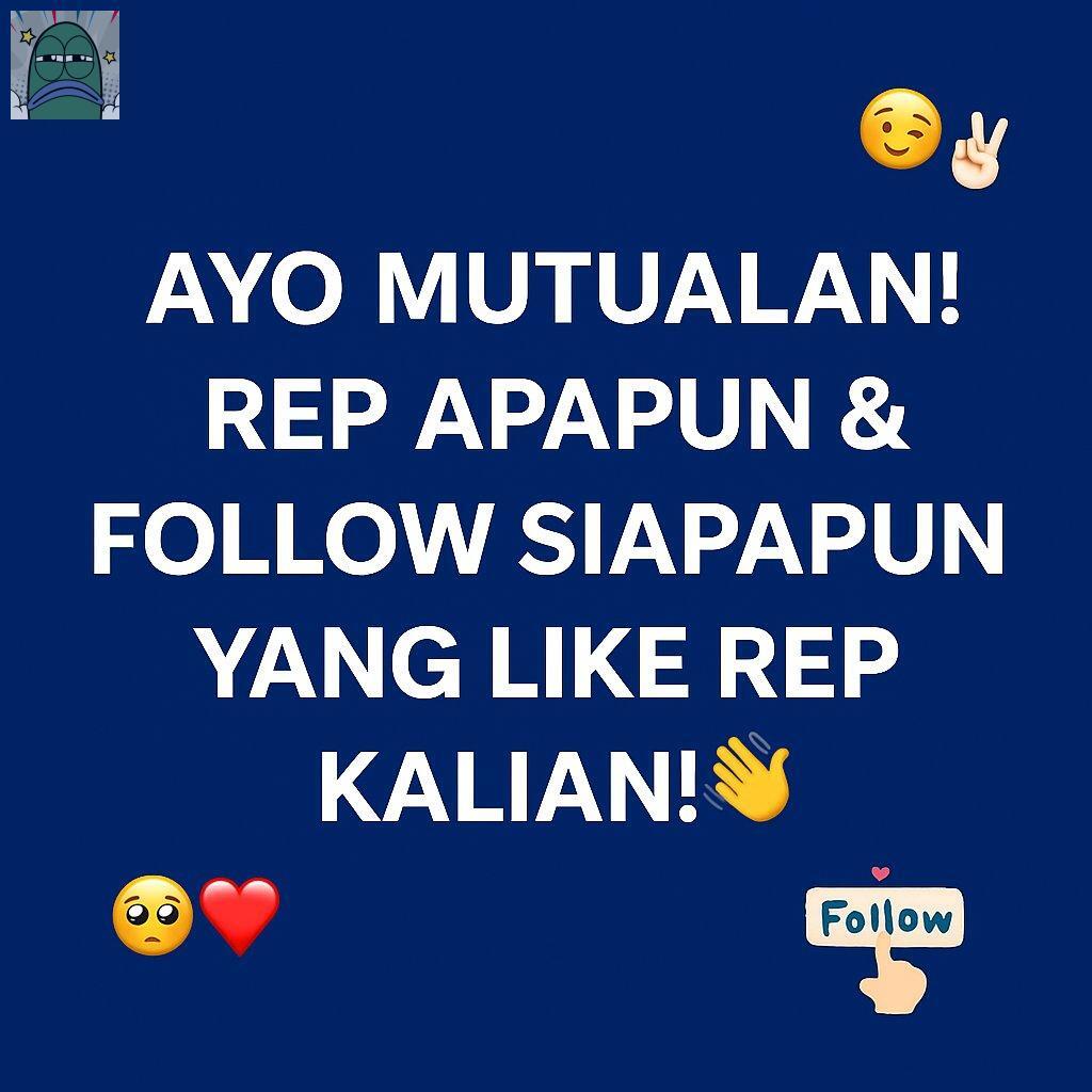 💚 Y u k guys berteman !