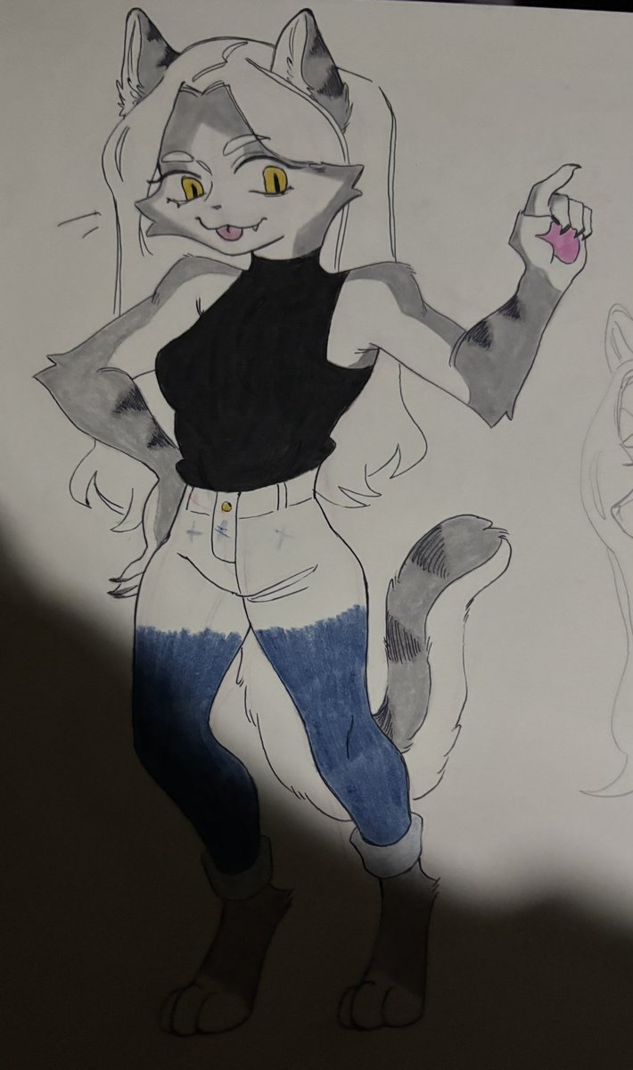 melon_arrt's tweet image. my fur changed a little 😳

#furryartwork 
#Fursona 
#furryartist