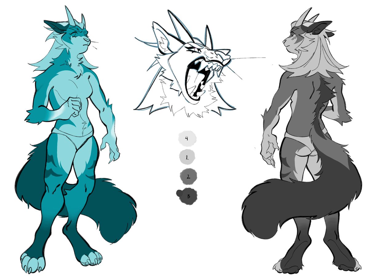 melon_arrt's tweet image. my fur changed a little 😳

#furryartwork 
#Fursona 
#furryartist