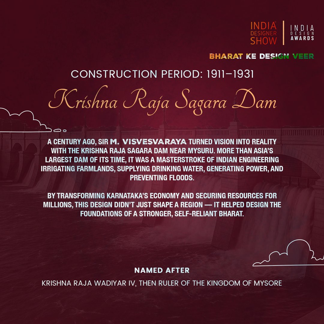 Indiadesignshow's tweet photo. Celebrating Visionaries Who Built Our Nation 🇮🇳

This #BharatKeDesignVeer, we honour Sir M. Visvesvaraya, the legendary engineer, statesman, and architect of India’s early infrastructure. 
#IndiaDesignerShow #DesignHeroes #InspireIndia #Visvesvaraya #IndependenceDay https://t.co/bXlVcjNzFO
