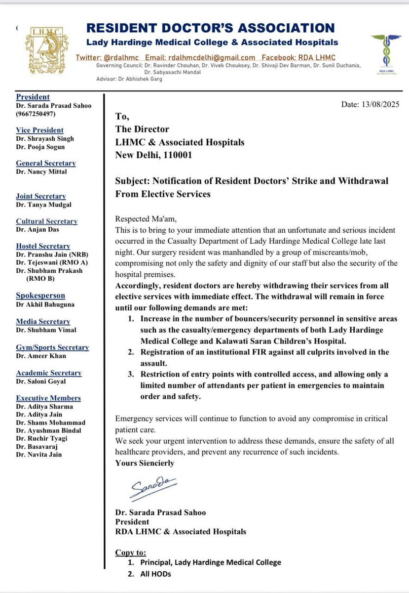 Dr Ashwini Dalmiya (@dalmiyadr) on Twitter photo These repeated incidences need to be addressed effectively.. Central law & public awareness <a href="/FordaIndia/">FORDA INDIA</a> <a href="/official_afa_/">ALL FMGs ASSOCIATION(AFA)</a> <a href="/AmritsarRdap/">UNION OF RESIDENT DOCTORS OF PUNJAB</a> <a href="/AIIMSRDA/">RDAAIIMS DELHI</a> <a href="/FAIMA_INDIA_/">FAIMA Doctors Association</a> <a href="/JPNadda/">Jagat Prakash Nadda</a> These repeated incidences need to be addressed effectively.. Central law & public awareness <a href="/FordaIndia/">FORDA INDIA</a> <a href="/official_afa_/">ALL FMGs ASSOCIATION(AFA)</a> <a href="/AmritsarRdap/">UNION OF RESIDENT DOCTORS OF PUNJAB</a> <a href="/AIIMSRDA/">RDAAIIMS DELHI</a> <a href="/FAIMA_INDIA_/">FAIMA Doctors Association</a> <a href="/JPNadda/">Jagat Prakash Nadda</a>
