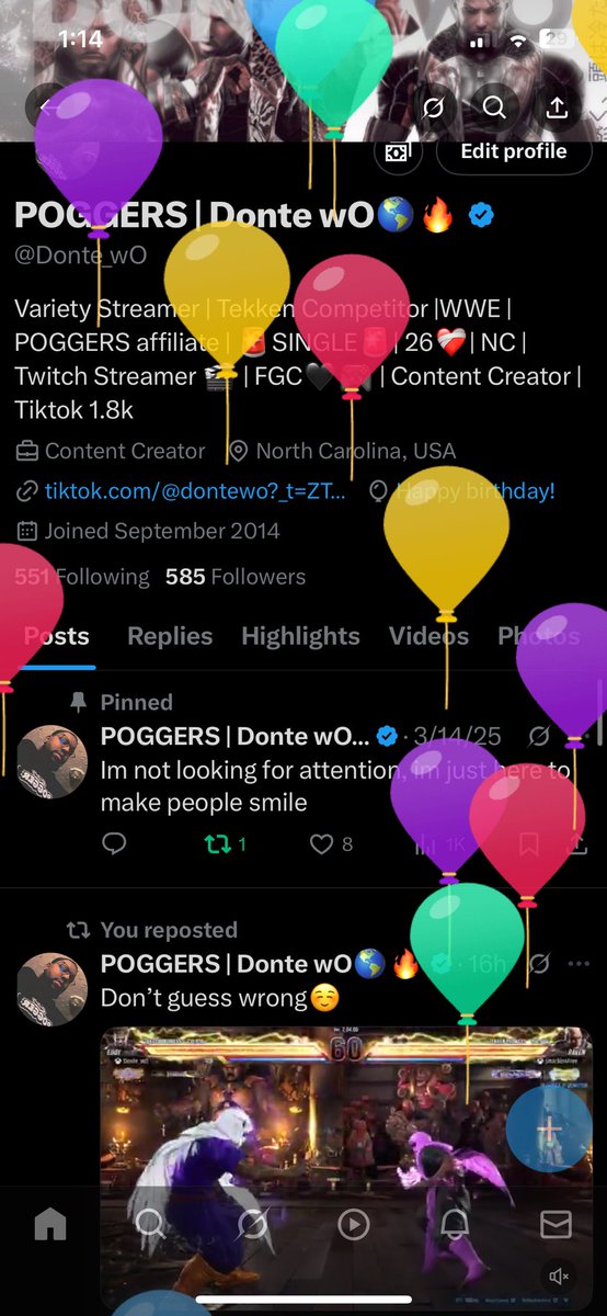 My balloons finally hit lol